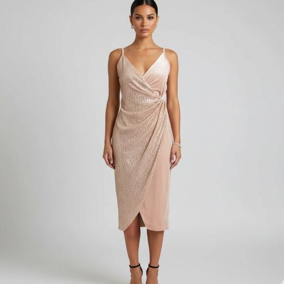 Cupshe Dresses & Skirts - Cupshe Sequin Velvet Dress